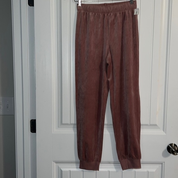 Nwt GAP Body Velvet Joggers Size Small - Picture 1 of 7